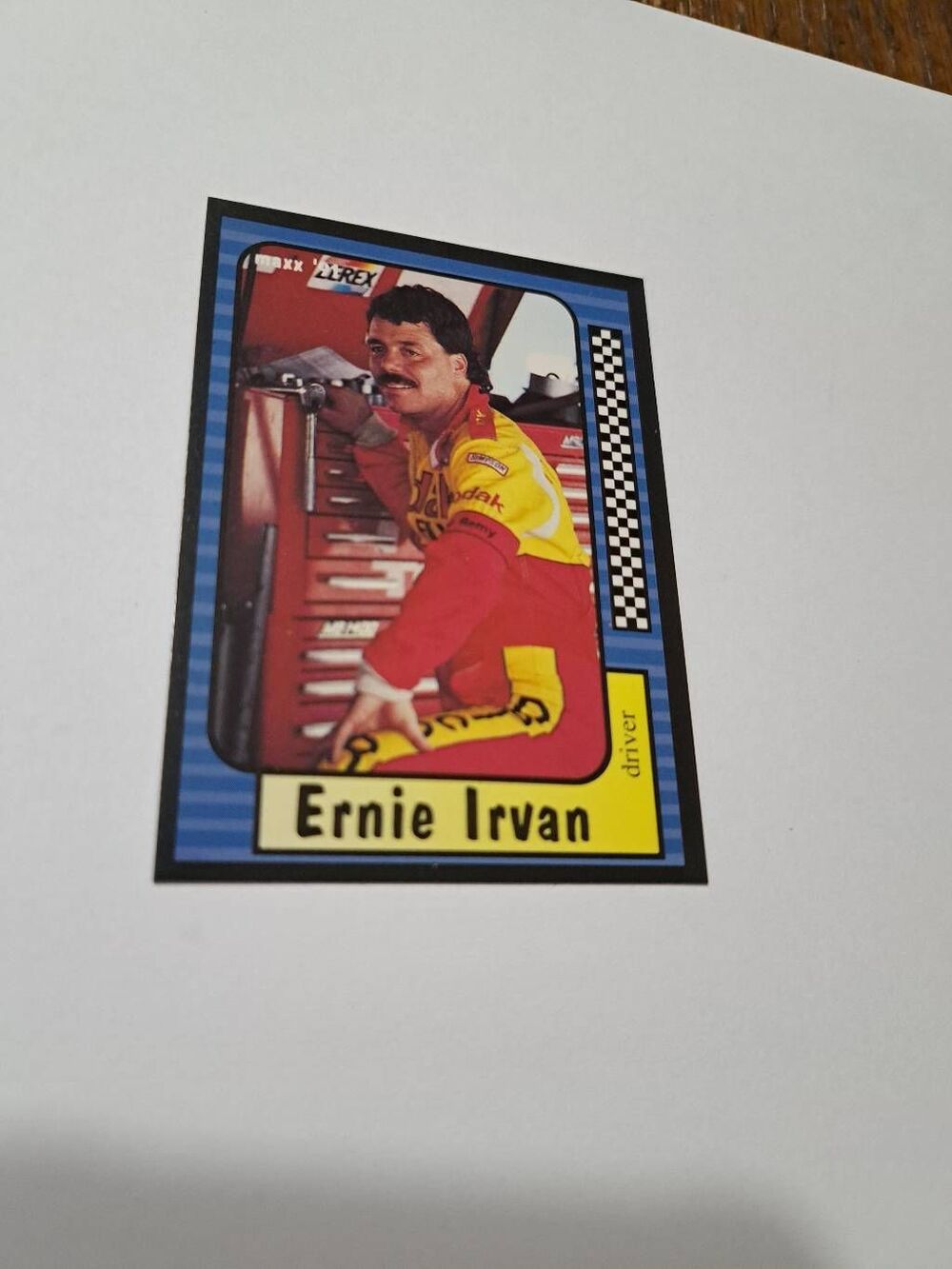 Vintage 1991 Maxx #4 Ernie Irvan Race Car Nascar Trading Card